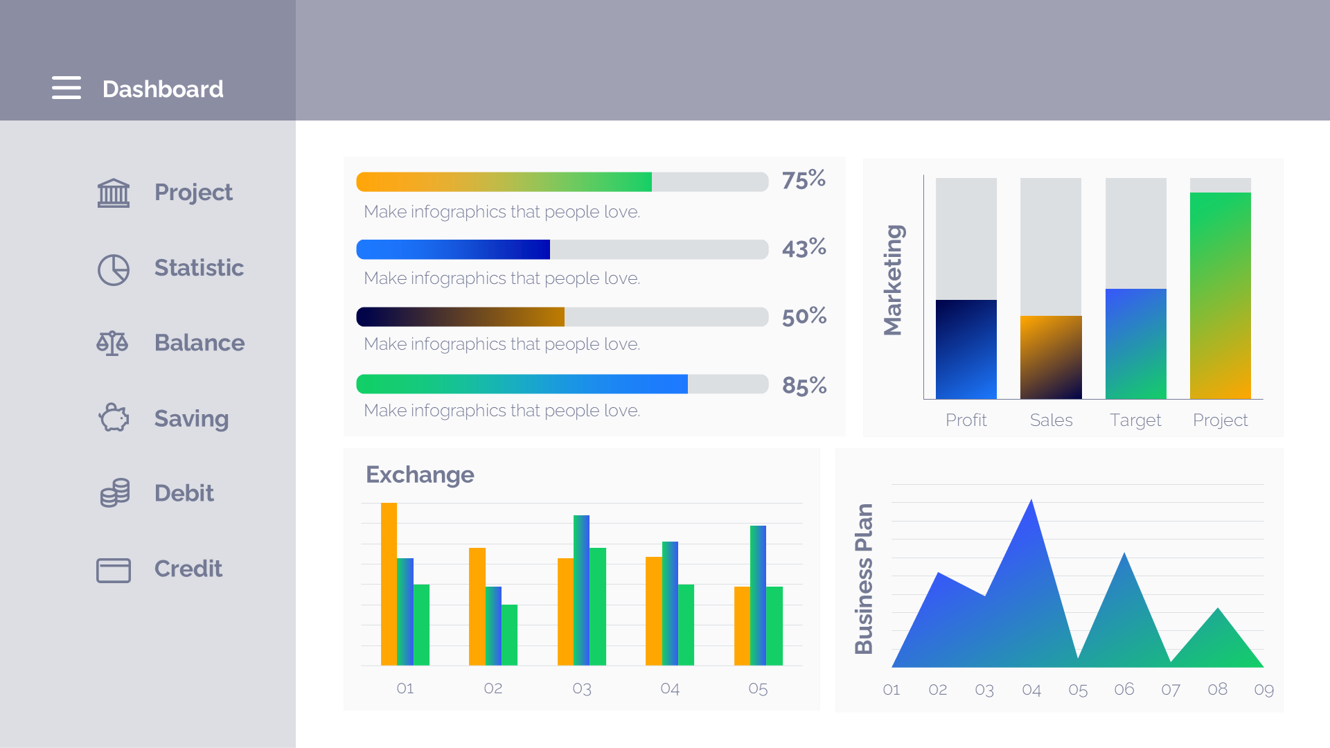 Dashboards Light slide 1